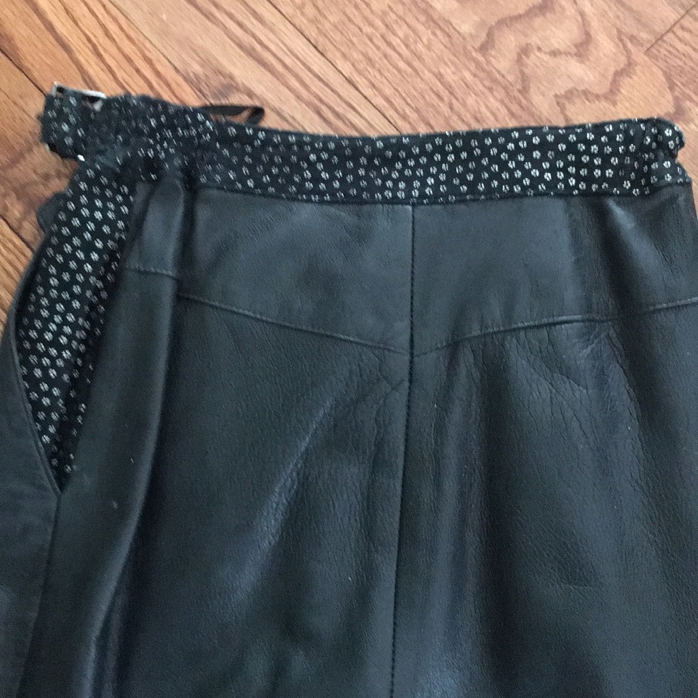 Leather pants, black - Picture 2 of 4